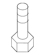 994640620 - HVAC: Dehydrator Mount Bolt for Mazda Image