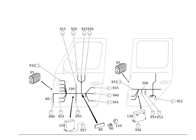 4636820204 - Electrical System: Dampening for Mercedes-Benz: G55 AMG, G550, G550 4x4, G63 AMG, G65 AMG Image image