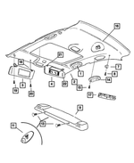 TA52WL8AA - Interior Trim: Anchor Cover for Mopar Image