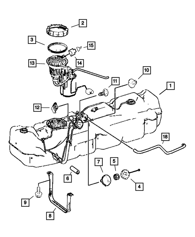 68017089AA - Fuel: Seal for Mopar Image
