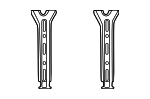 68109590AB - Body: Vertical Support for Mopar Image