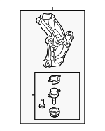 MEF3682 - Suspension: Motorcraftâ„¢ Knuckle for Ford Image