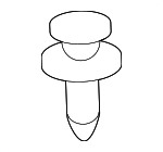 90118WB353 - Body: Lower Quarter Trim Upper Clip for Toyota Image