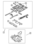 5067837AK - : Front Floor Pan for Mopar Image