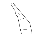 55372656AA - Body: Pillar Reinforced Baffle for Dodge: Ram 1500, Ram 2500, Ram 3500 Image