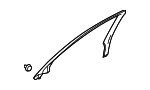 72442TY2A71ZA - : Window Molding for Acura Image