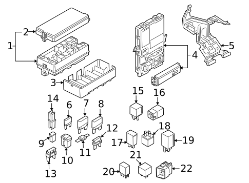 Flasher Units, Fuses, & Circuit Breakers for 2007 Ford Mustang #0