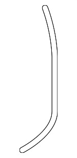 816813L000 - Body: Drain Hose for Hyundai: Azera Image