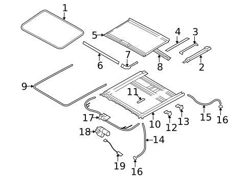 Sunroof for 2008 Hyundai Azera #0