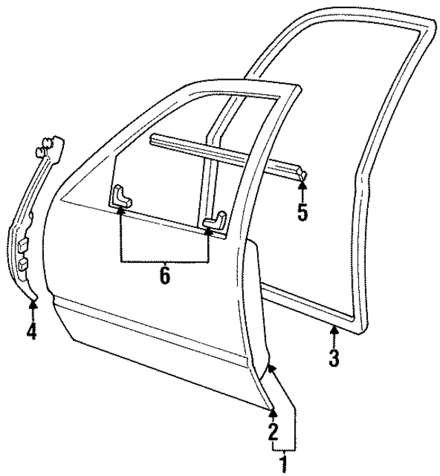 25634334 - : Part# 25634334 Panel for Cadillac: DeVille Image