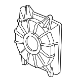 38615RRAA01 - Cooling System: Fan Shroud for Honda: Civic Image