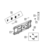 68061347AA - Body Sheet Metal Except Doors: Truck Bed Divider Grip Lock Kit for Mopar Image