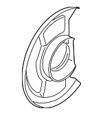 44020CY01B - : Backing Plate for Nissan: Juke, Rogue, Rogue Select, Sentra Image