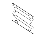 8101711 - Body: License Bracket for Mercedes-Benz Image