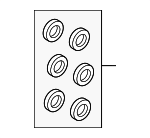 4M0615507 - : Seal Kit for Audi: A5 Sportback, A6 allroad, A6 Quattro, A7 Sportback, A8 Quattro, Q7, RS3, RS5, RS5 Sportback, S4, S5, S5 Sportback, S6, S7 Sportback, S8, SQ5, SQ5 Sportback, SQ7, SQ8 Image