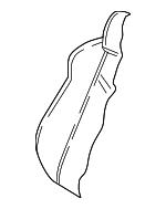 8W0881775E - Body: Seat Back Pad for Audi Image