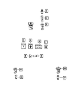 68071669AA - Electrical: Cigar Lighter Knob And Element for Mopar Image