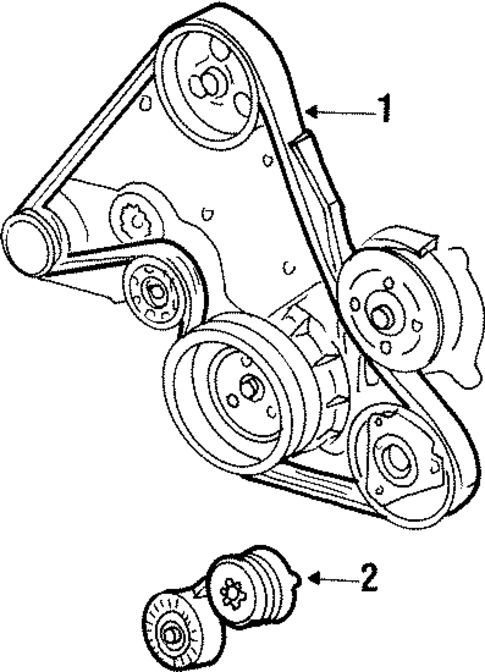 Belts & Pulleys for 1999 Chevrolet Monte Carlo #0