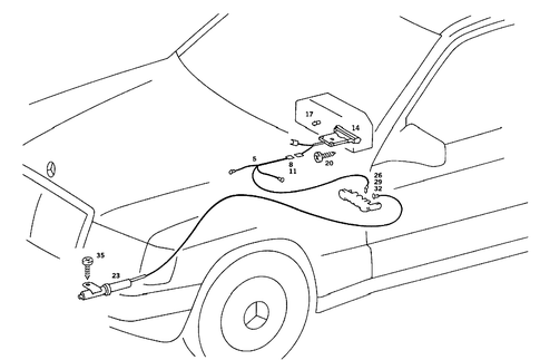 Outside Temperature Indicator for 1989 Mercedes-Benz 190E #2