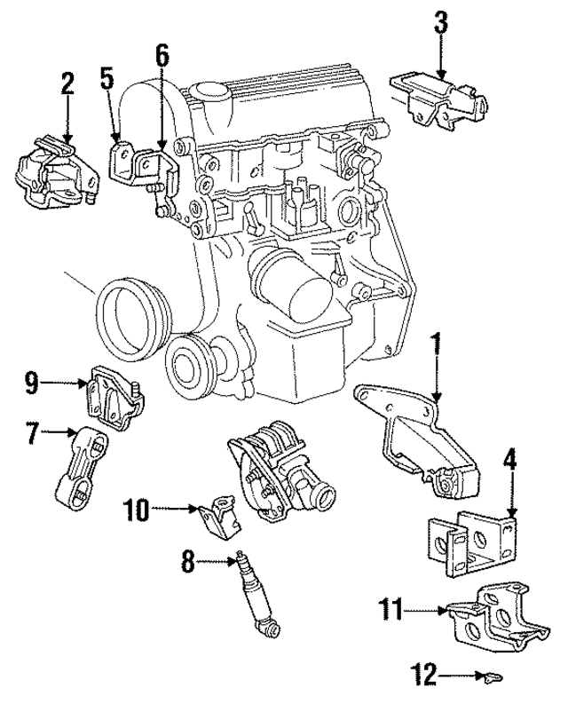 4419642AB - Engine: Front Mount for Mopar Image