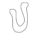 72123SR0003 - Body: Handle, Outside Snap Ring for Honda: Accord, Civic, Civic del Sol, CR-V, Element, Insight, Odyssey, Pilot, Prelude, Ridgeline, S2000 Image