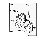 72110S5PA02 - Body: Lock Assembly for Honda: Civic Image