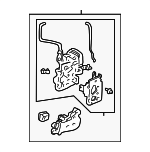 72150S5PA12 - : Lock Assembly for Honda: Civic Image