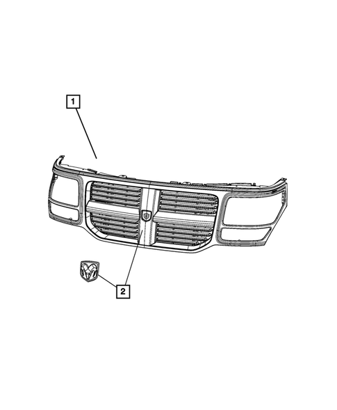 Grilles for 2007 Dodge Nitro #0