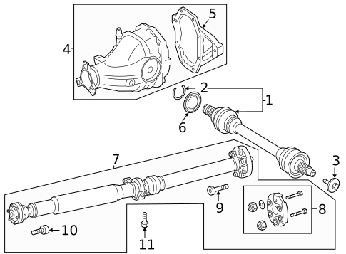Axle & Differential for 2025 Mercedes-Benz CLE300 #1