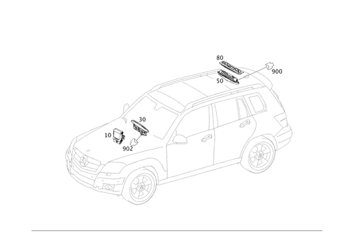 Parktronic System (Pts) for 2012 Mercedes-Benz GLK350 #0