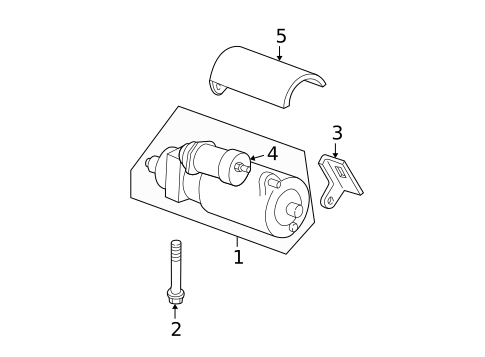 Starter for 1997 GMC C2500 Pickup #1