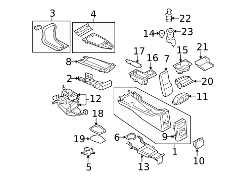 Gear Shift Control for 2007 Jaguar S-Type #0