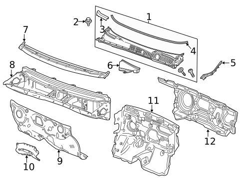 Cowl for 2020 Chevrolet Trax #0