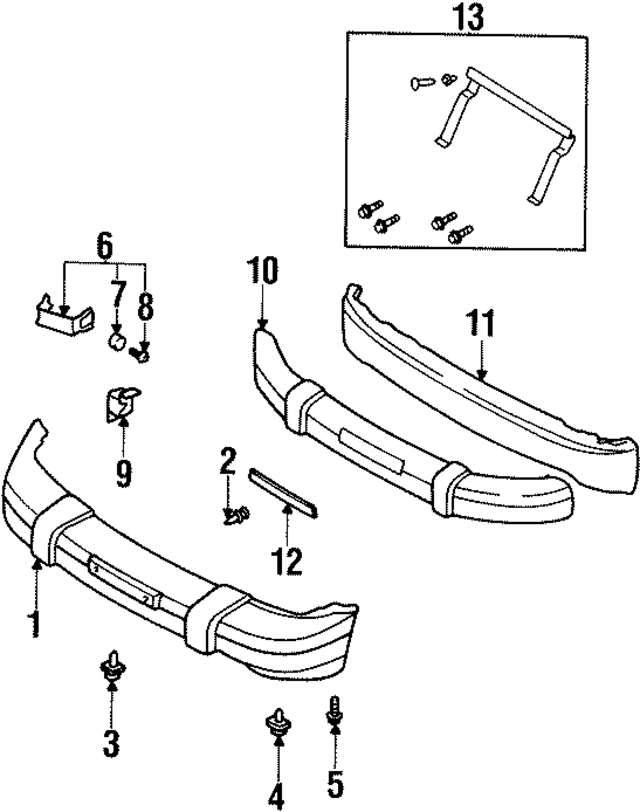 K08050031CXX - : Bumper Cover for Kia Image