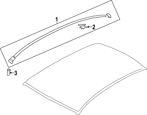 Exterior Trim - Roof for 2025 Subaru WRX #0