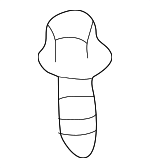 11514623 - Body: Instrument Panel Bolt for Buick: LaCrosse, LeSabre, Rendezvous, Riviera | Cadillac: CTS, DeVille, DTS, Escalade ESV, XLR | Chevrolet: Classic, Colorado, Corvette, Impala, Malibu, Monte Carlo, Silverado 1500, Silverado 2500 HD, Silverado 3500 HD, Suburban 1500, Suburban 2500 | GMC: Canyon, Sierra 1500, Sierra 2500 HD, Sierra 3500 HD, Yukon XL 1500, Yukon XL 2500 | Hummer: H2 | Oldsmobile: Achieva, Aurora, Cutlass, Cutlass Ciera, Cutlass Cruiser | Pontiac: Aztek, Bonneville, Grand Am, Grand Prix, Montana | Saturn: Aura, SC1, SC2, Vue Image