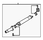 1F6025100B - : Drive Shaft Assembly for Mazda: B3000, B4000 Image