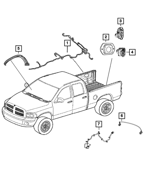 Wiring-Body and Accessories for 2016 Ram 3500 #1