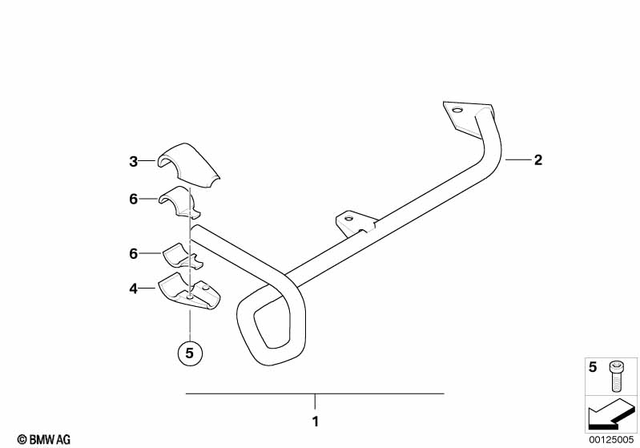 7119900884 - Frame and Mounting Parts: Fillister-Head Screw - M6X20-A2-70 for BMW-Motorrad Image