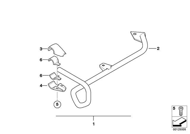 7119900884 - Frame and Mounting Parts: Fillister-Head Screw - M6X20-A2-70 for BMW-Motorrad Image