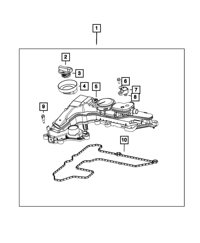 68669596AB - : Engine Cover Grommet for Mopar Image