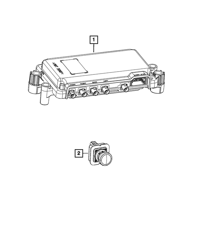 68631270AC - Electrical: Camera Processor Module for Mopar Image image