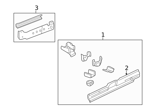 Rocker for 2003 Pontiac Aztek #0