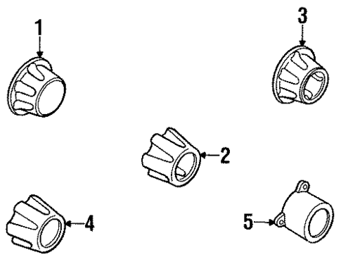 Covers & Trim for 1991 Isuzu Rodeo #0