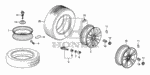 44722S5AA11 - Chassis: WEIGHT, BALANCE (20G) (PLOMBCO) for Honda Image