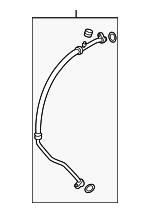 80311T2FA01 - HVAC: Suction Hose for Honda: Accord Image