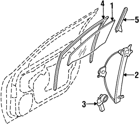 Front Door for 1996 INFINITI I30 #2