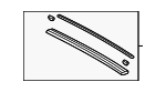 634490C011 - Body: Roof Luggage Carrier Cross Rail for Toyota Image
