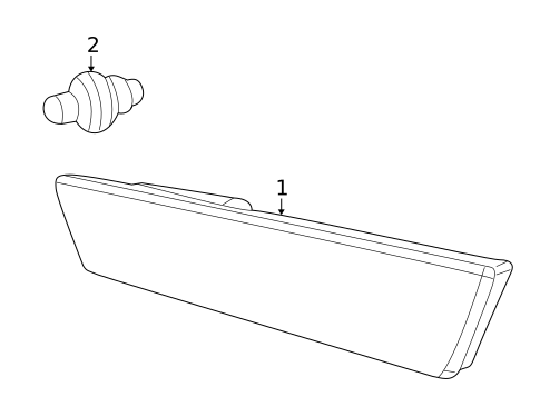 Side Marker Lamps for 2015 Dodge Challenger #0