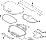 32394506 - Body: Compartment Door for Volvo: C40 Recharge, EC40, XC40 Recharge Image